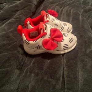 Adidas Kids' White and Red Sneakers